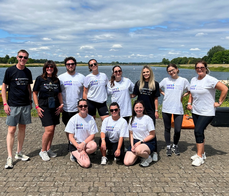 Impellam Dragon Boat Race raises almost £10,000 for charity partner Lia’s Wings 
