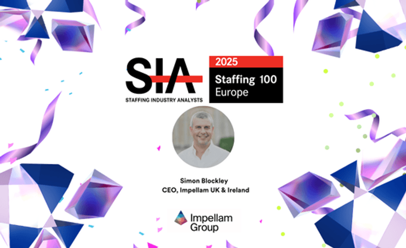  Simon Blockley listed on SIA’s 2025 Staffing 100 Europe
