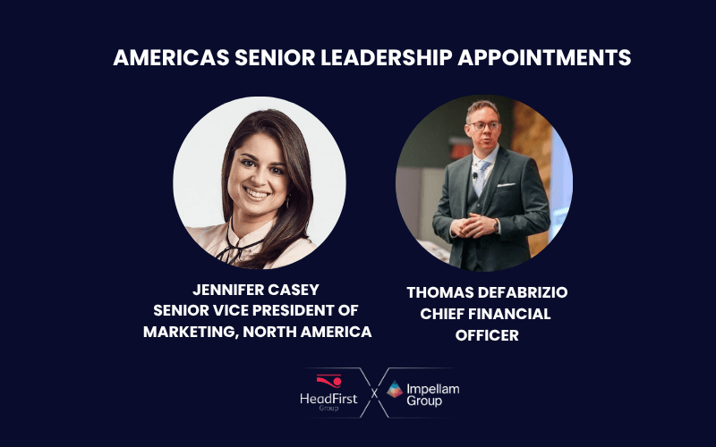 Impellam Group Bolsters Americas Senior Leadership Firepower with the Appointment of Jennifer Casey as Senior Vice President of Marketing and Thomas DeFabrizio as Chief Financial Officer  