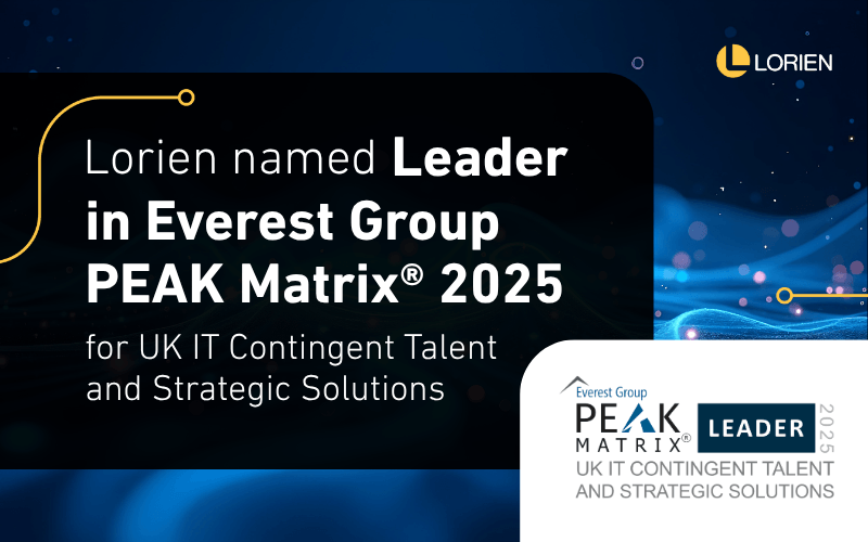 Lorien Named a Leader Everest Group’s 2025 PEAK Matrix® for UK IT Contingent Talent and Strategic Solutions - for the fourth year running 