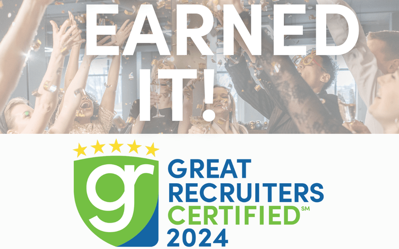 Bartech Staffing Awarded Great Recruiters Certified in 2024