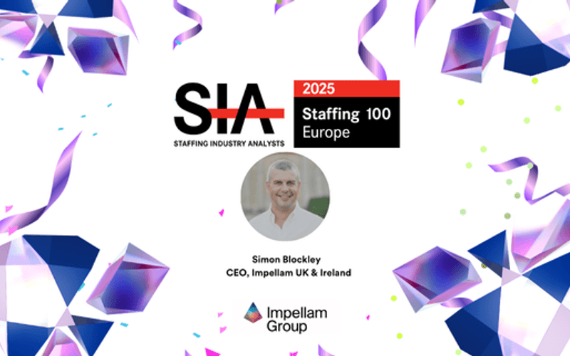  Simon Blockley listed on SIA’s 2025 Staffing 100 Europe