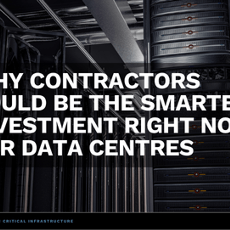 Why Contractors Could Be The Smartest Investment Right Now For Data Centers