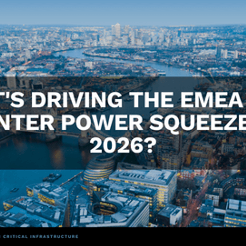 What's Driving the EMEA Data Center Power Squeeze in 2026?