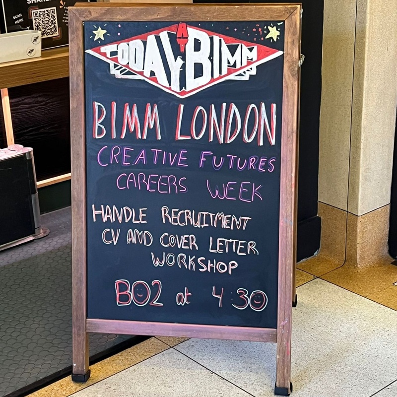 CV & Cover Letter Workshop at BIMM University: Preparing Students for the Creative Industries