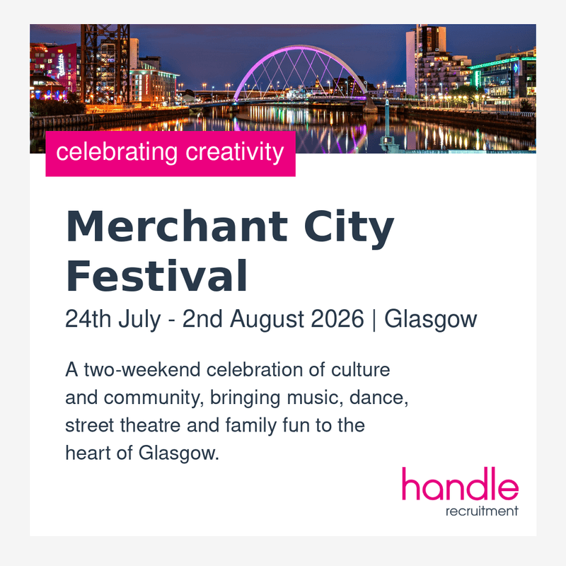 Celebrating Creativity with the Merchant City Festival