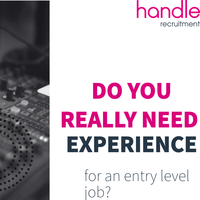 Do you need experience for an entry-level job?