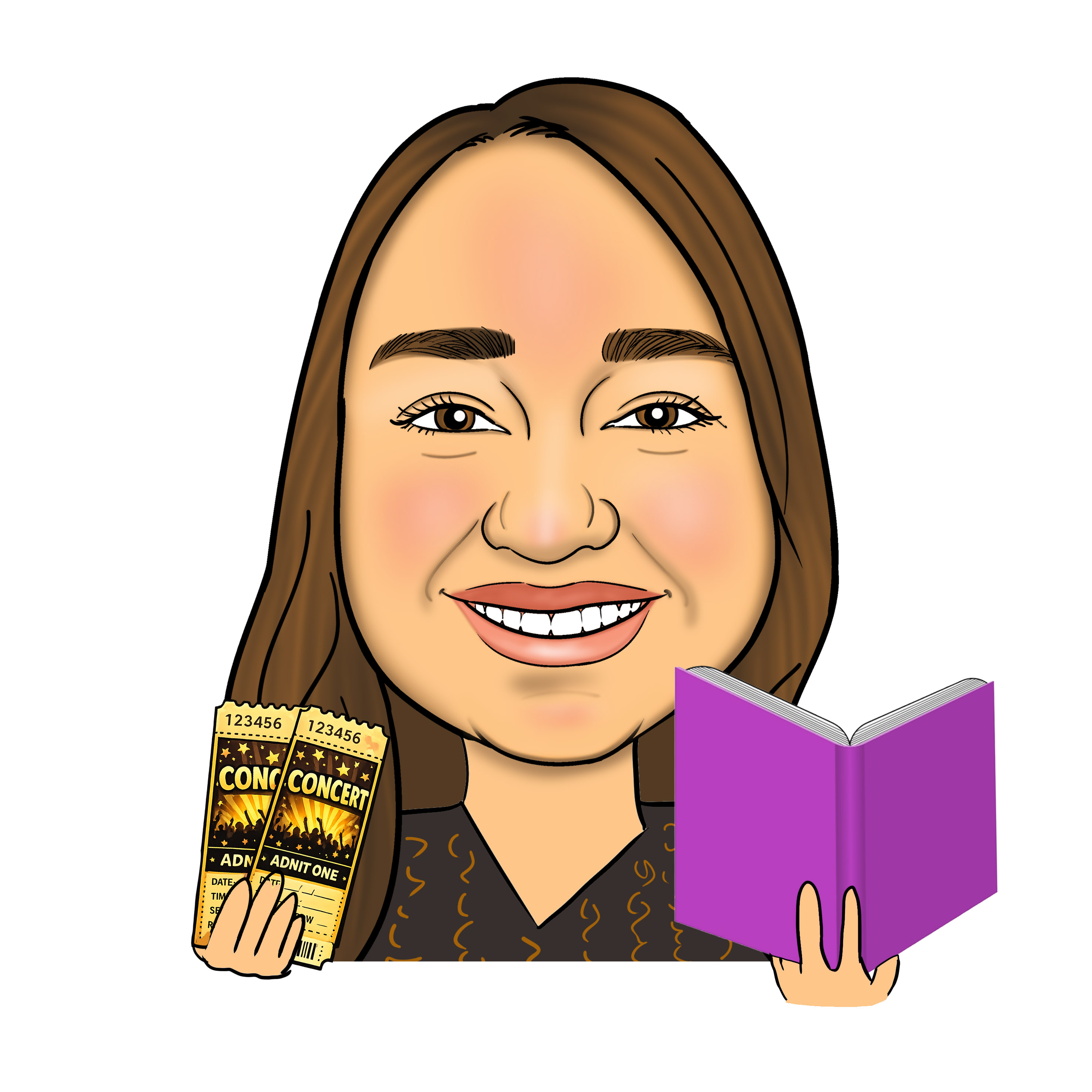 Alexandra Roth caricature