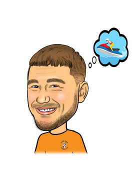 Aron Best caricature